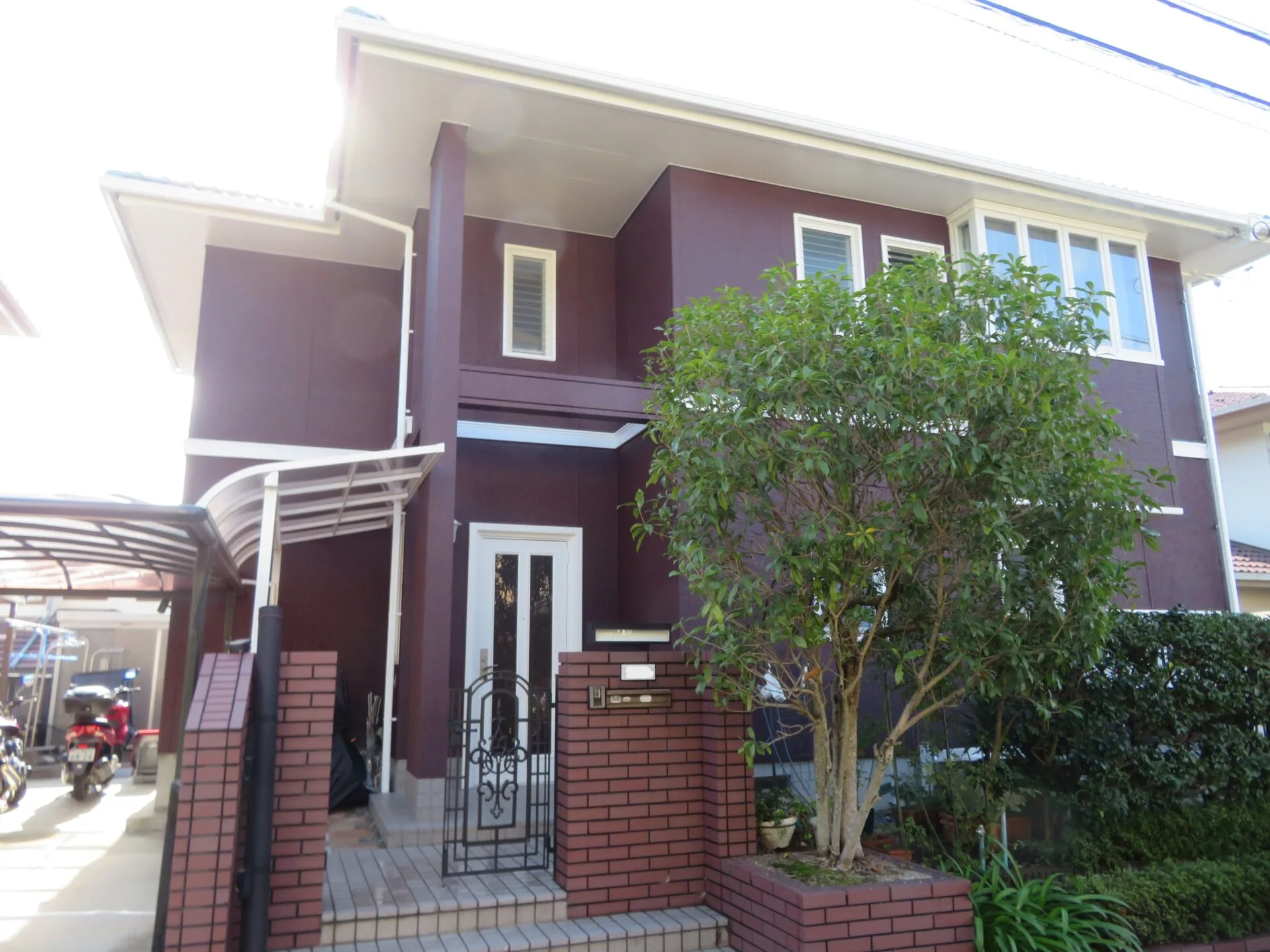 松山市A様邸 外壁・屋根塗装の施工後